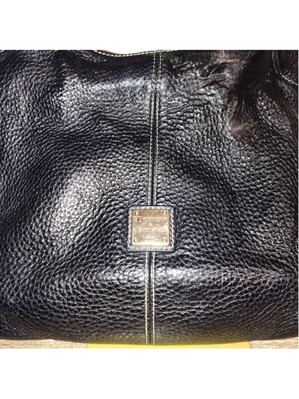 Women's Dooney & Bourke Black Leather Hobo Bag One Size